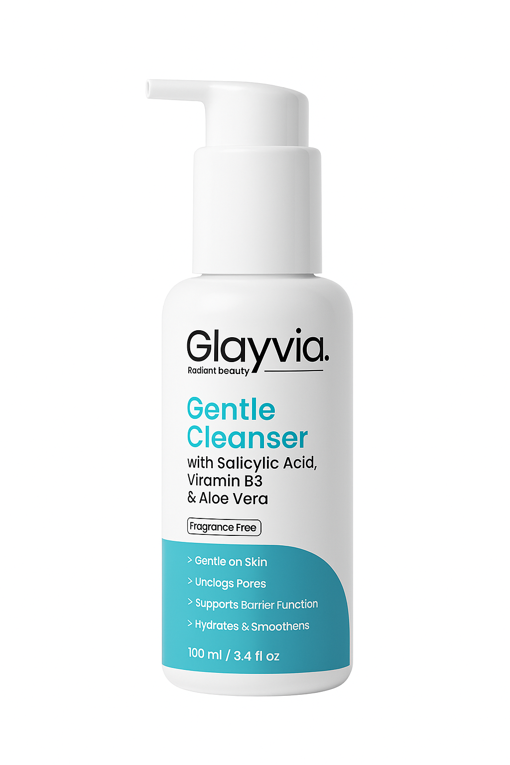 Gentle Cleanser with Salicylic Acid, Vitamin B3 &amp; Aloe Vera - 100ml