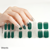 Emerald Frost – Semi-Cured Gel Nail Wraps