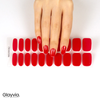 Strawberry Scarlet Muse – Semi-Cured Gel Nail Wraps
