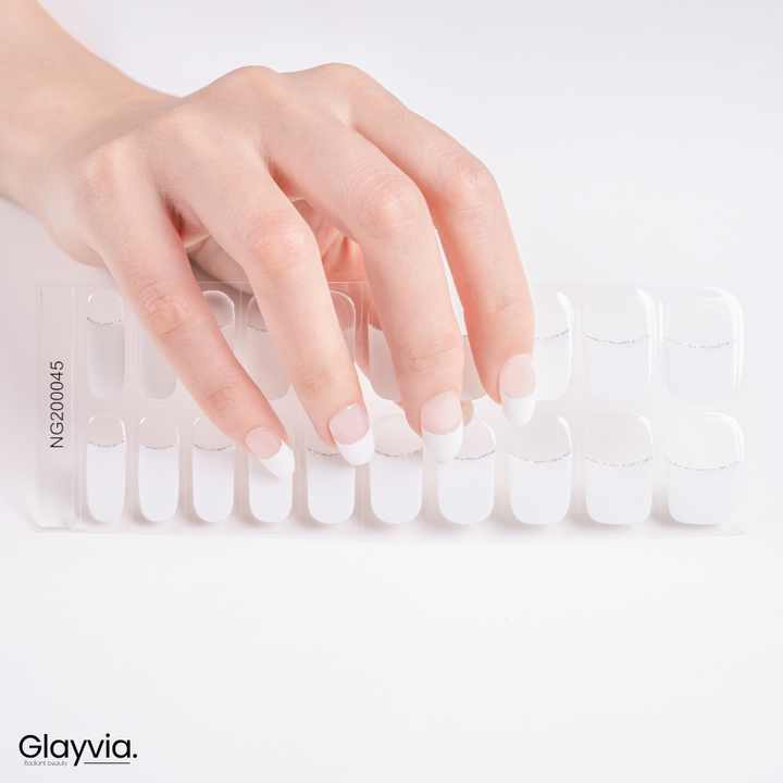 French & Minimal gel nail wraps