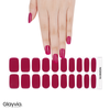 Cherry Silk – Semi-Cured Gel Nail Wraps