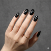 Onyx Cat Eye – Semi-Cured Gel Nail Wraps